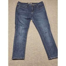 Levi's 711 Skinny Jeans Women's Blue Denim Size 31