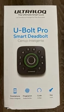 ULTRALOQ Smart Lock U-Bolt Pro, 7-in-1 Fingerprint Keyless Entry Door Lock-NEW 
