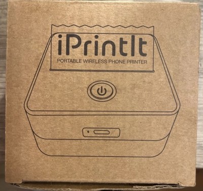 iPrintIt Portable Wireless Phone Printer Bluetooth Photo Printer New Open Box