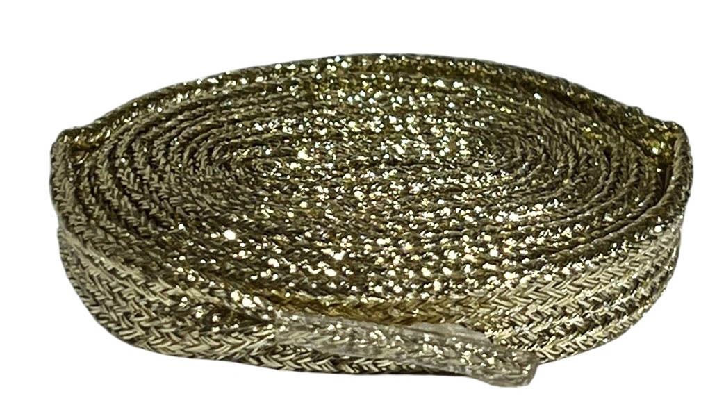 Шнурки Tipstar из металлического шпица золотого цвета длиной 8 мм и длиной 125 см 2190₽