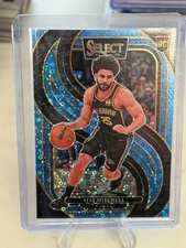 2024-25 Panini Select - Premier Ajay Mitchell #194 Light Blue Disco Prizm /99 RC