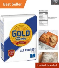 5 lb Bag of All-Purpose Flour for Ideal Baking - Consistent Quality