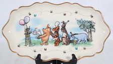 VINTAGE LENOX DISNEY WINNIE THE POOH BIRTHDAY BRIGADE PORCELAIN CANDY DISH NEW