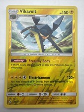 Vikavolt 59/214  Reverse holo Rare Holo Unbroken Bonds Pokemon Card Near Mint
