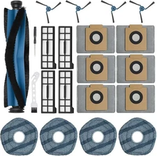 21Pcs X10 Pro Omni Replacement Parts Kit for Eufy X10 Pro Omni Robot Vacuum Acce