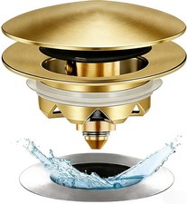 Bathtub Drain Stopper, Pop up Tub Stopper and Cover, Bottom with Hair Catcher, U