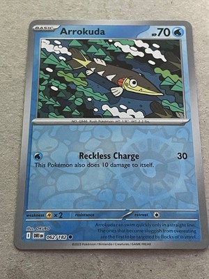 Pokémon TCG Pokémon Arrokuda Common Reverse Holo