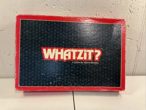 Vintage 1987 WHATZiT? Board Game Milton Bradley Complete