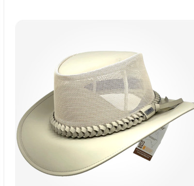 Conner Handmade Hats Aussie Cooling Soakable Golf Hat Size xl Wide Rim Sand Mesh