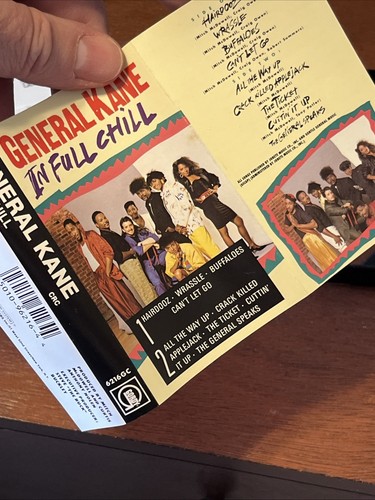 General Kane In Full Chill 1986 Tested Motown Gordy Hip Hop R&B RARE Cassette - Imagen 8 de 9