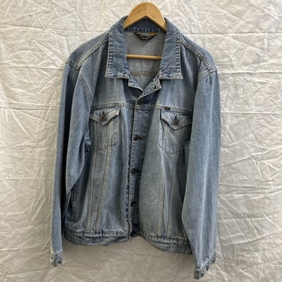 Polo Jeans Co By Ralph Lauren Vintage Denim Dark Blue Jean Trucker