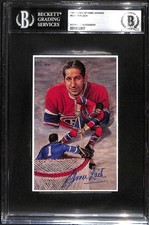 1992-96 Legends Of Hockey 50 Elmer Lach HOF BGS Auto Autograph BAS B101711