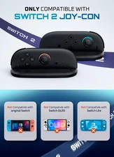 SUPCASE Nintendo Switch 2 Mouse Grip 2 Pack Joy-Con Ergonomic Controller Adapter