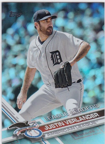 2017 Topps Rainbow Foil #159 Justin Verlander Detroit Tigers - Picture 1 of 1