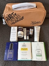 Kiehl’s 11 pieces Skincare Gift Set Includes delux toiletry bag Valued Over $200
