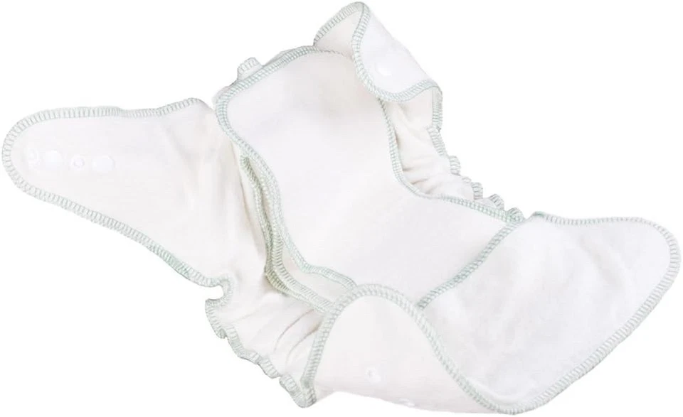 Pañal ajustado Coqui Baby Bel Canto algodón orgánico y cáñamo individual (paquete de 1) Foto 3 de 4