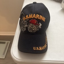 Vintage U.S Marine Corps Bulldog Hat USMC