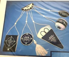 MLadys Chatelaine Cross Stitch Chart With Beads