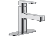 MOEN 84014 Laris Single-Handle Single-Hole Bathroom Faucet in Chrome