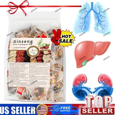 30pcs Ginseng six treasure tea , Kidney tea ,liver tea , red date kidney health