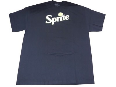 Sprite Men's Big & Tall Shirt Distressed Print Navy 2XLT Soda NEW
