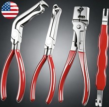 4pc Electrical Disconnect Pliers For Car Connector Separator Automotive Tool Kit