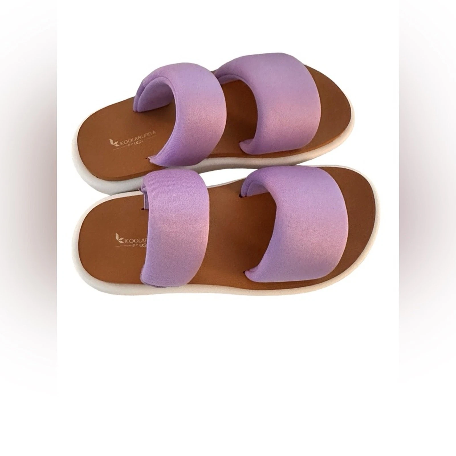 Nuovo! Sandali Koolaburra by Ugg Puffy Alane viola rosa slide taglia 6