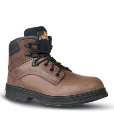 UPower Tribal Safety Boots Brown Water Resistant Leather Composite Toecap 3-13