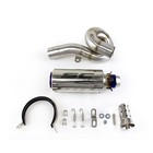 Slip For Kawasaki ZX6R ZX636 2009-23 Exhaust Tips System 51mm Muffler Mid Pipe
