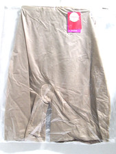 Spanx 2.0 Power Sculpting High Waisted Mid Thigh Short in TAUPE Women  s LARGE