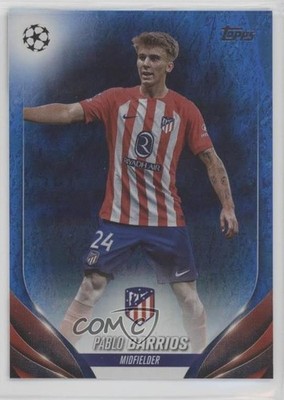 2023 Topps UEFA Club Competitions Jade Edition Blue /175 Pablo Barrios #139 0gh5