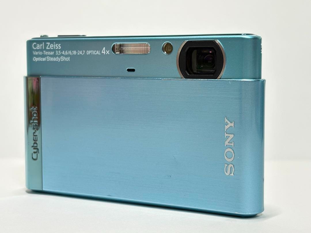 Sony Digital Camera DSC-T90 Cyber-shot Blue From Japan