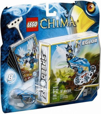 Lego Legends of Chima EGLOR Nest Dive Building Set 70105 97 Pieces Speedorz New