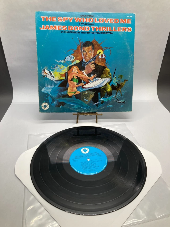 James Bond The Spy Who Loved Me Soundtrack Vinyl LP 1977 Record SPB-4079 - Image 3 of 4