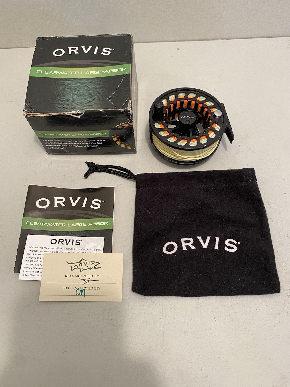 Orvis Clearwater IV Large Arbor Fly Fishing Reel W/ Box