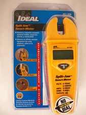IDEAL Split Jaw Automatic Smart Meter Multimeter, LIFETIME WARRANTY 61-096 *NEW*