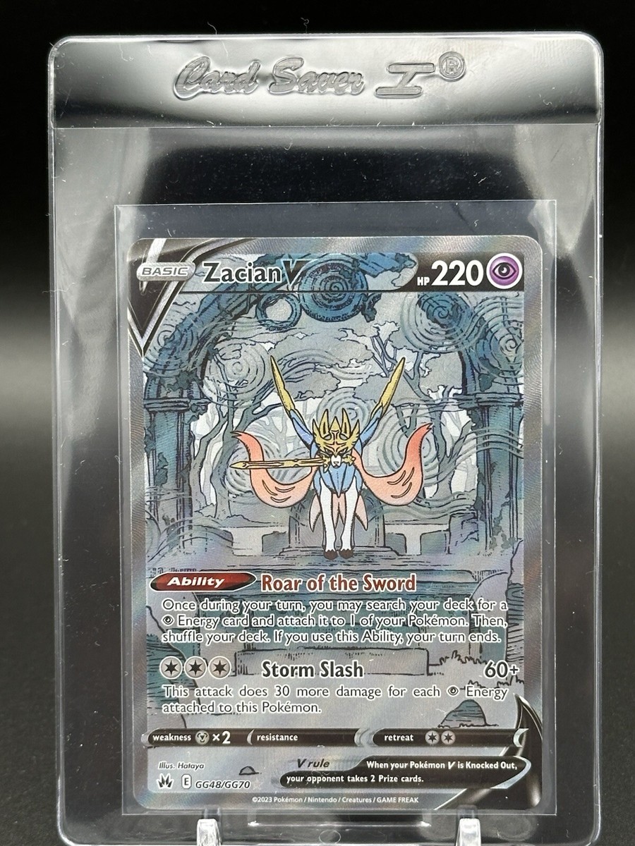 Zacian V GG48/GG70 Pokémon Crown Zenith: Galarian Gallery Ultra