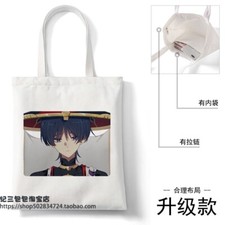 Genshin Impact Shoulder Bag Fashion Handbag Shopping Satchel Canvas Gifts 4