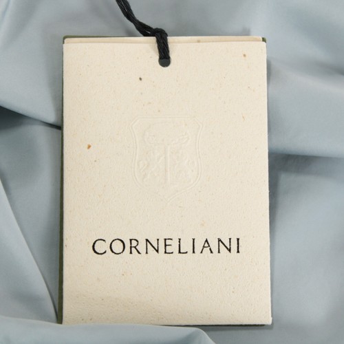 Corneliani NWT Reversible Raincoat Size 50 US Medium in Solid Blue Polyester - Picture 10 of 16