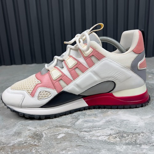 Sneakers Louis Vuitton Run Away Logo Bianco Maglia Pelle 5 UK o 8 US o 38 EUR - Foto 5 di 11