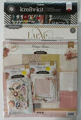 Pink Paislee 12 x 12 Paper Packs-Multiple Variations Available-You Choose