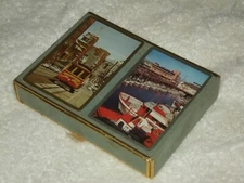 RARE VG+ Vintage Congress Two Deck Card Set San Francisco Cel-U-Tone Finish