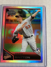2011 Topps Lineage #61- ZACH BRITTON Diamond Anniversary Refractor SP RC Rookie