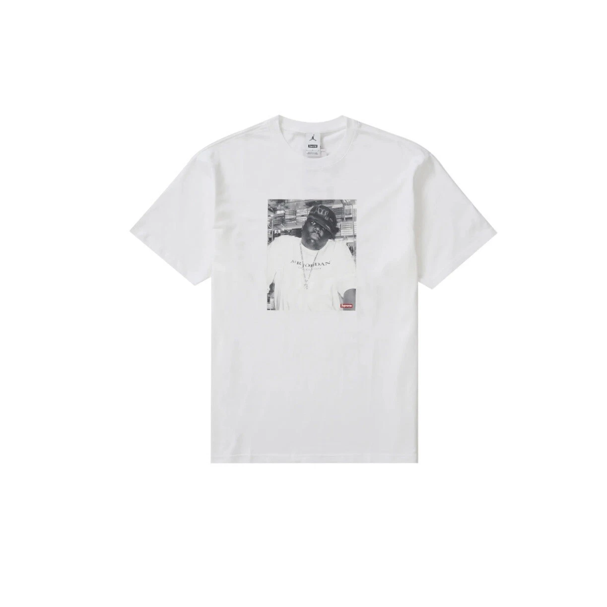 T shirt blanc In Hand Supreme Jordan Biggie Notorious Big Top taille : XL