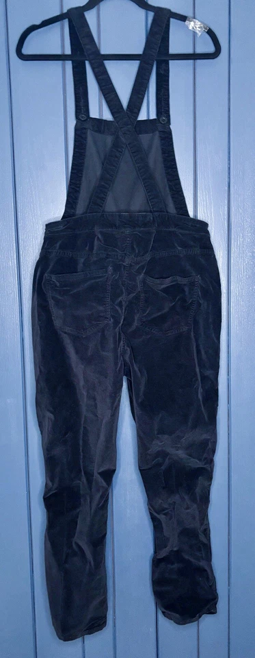 Madewell Черный Бархатный Узкий Комбинезон Средний Goth Core Whimsigoth Preppy ЧИТАЙТЕ - Изображение 2 из 4