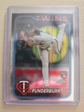 2024 Topps Chrome Base #297 Kody Funderburk  - Minnesota Twins