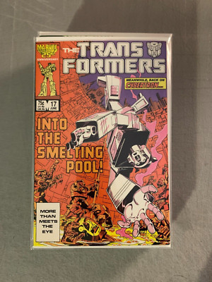 THE TRANSFORMERS #17 NM MARVEL VOL. 1 COPPER AGE KEY 1ST APP BLASTER WARPATH