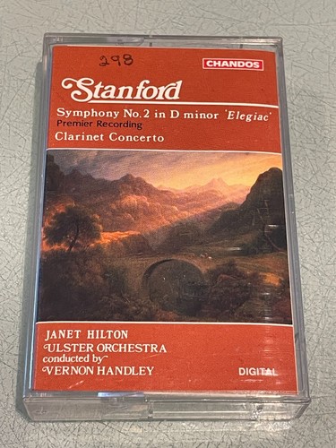 C V Stanford - Symphony No. 2 - Clarinet Concerto - Audio Cassette Tape Album
