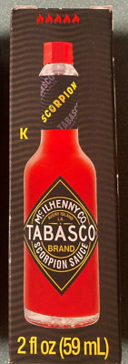 Tabasco Scorpion Pepper Hot Sauce -  Seriously Extra Hot Sauce  - EXP 10/2025
