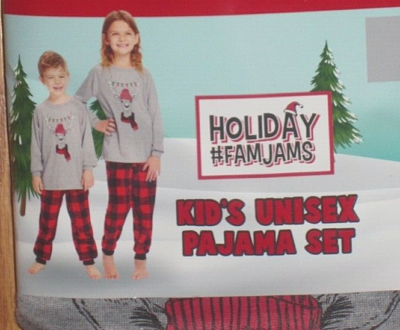 NWT Kid s Holiday #FamJams Unisex Pajama Set Assorted Sizes
